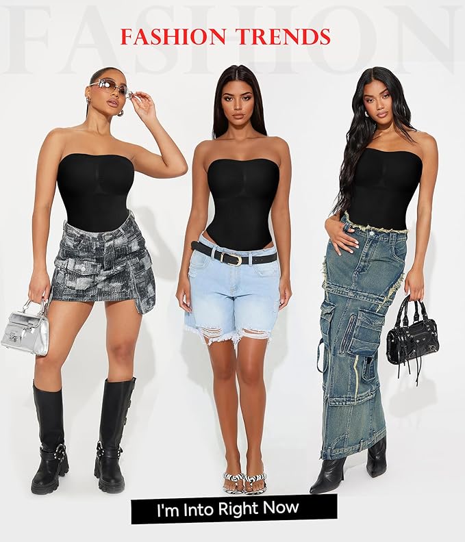 2025 Strapless Snatched Bodysuit