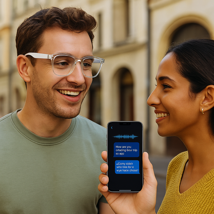 AI Smart Translator Glasses
