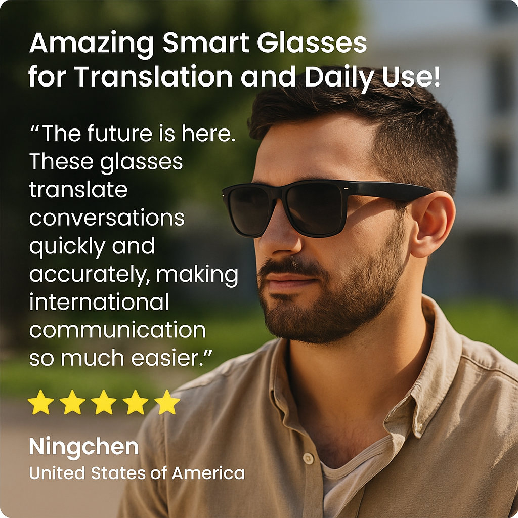 AI Smart Translator Glasses