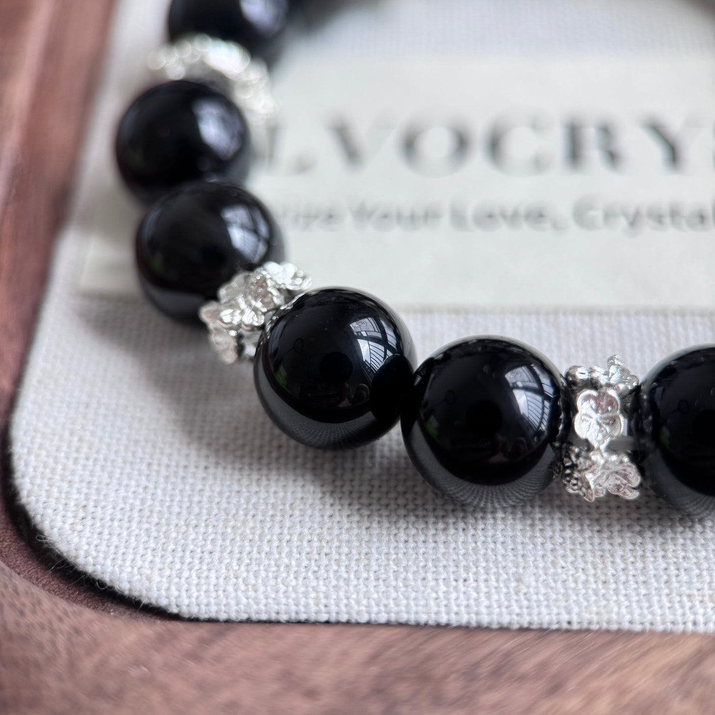Obsidian Crystal Bracelet