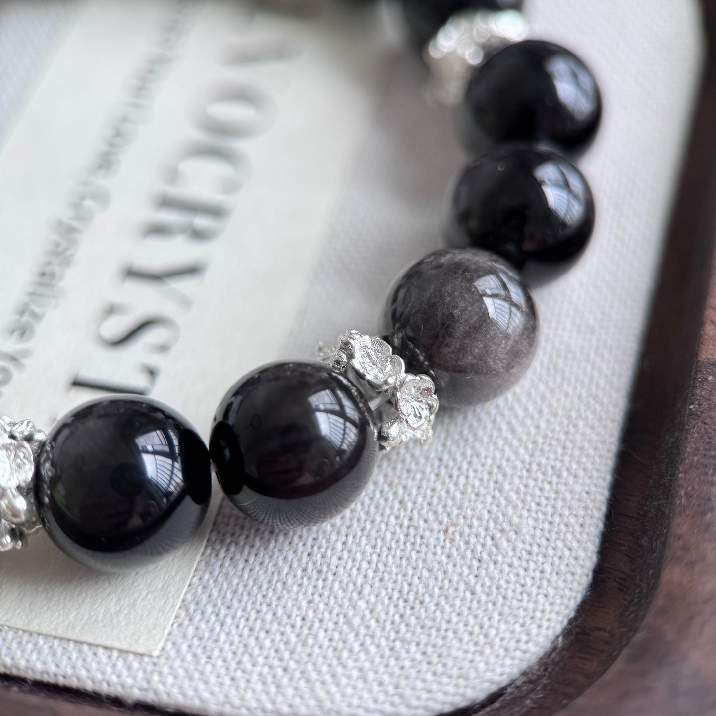 Obsidian Crystal Bracelet