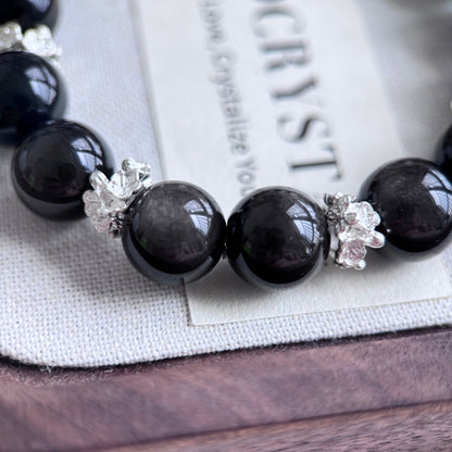 Obsidian Crystal Bracelet