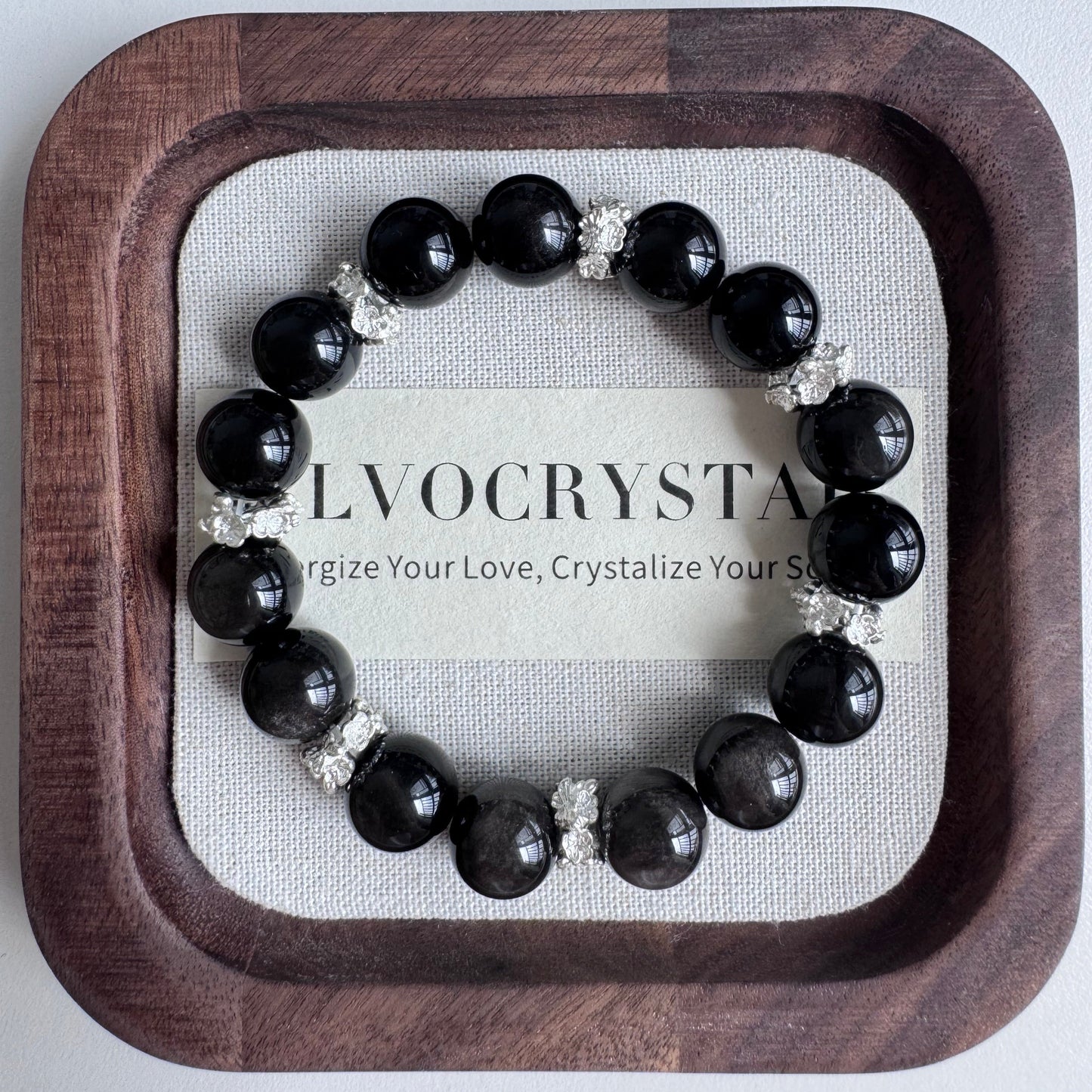 Obsidian Crystal Bracelet