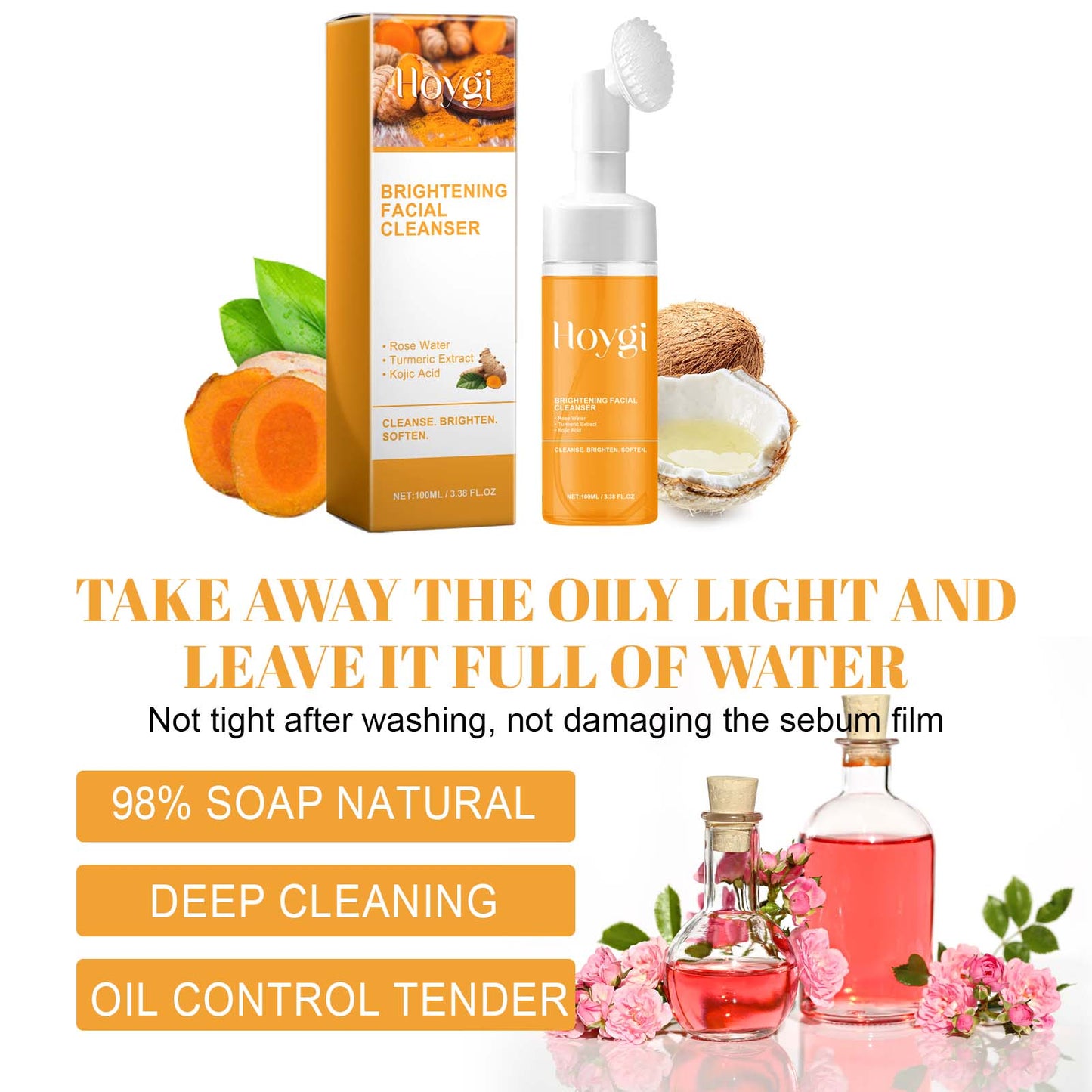 Turmeric Facial Foam Cleanser