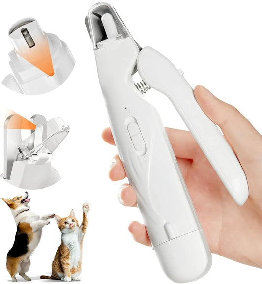 LumiPaw 2-in-1 LED Nail Clipper & Grinder for Dogs & Cats