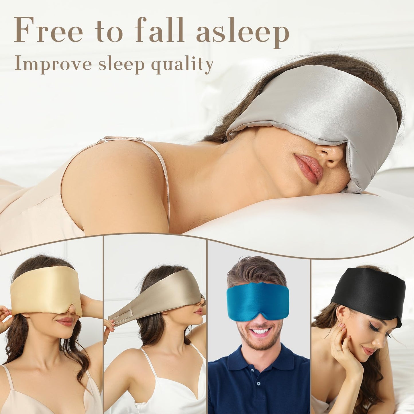 Silk Satin Sleeping Eye Mask