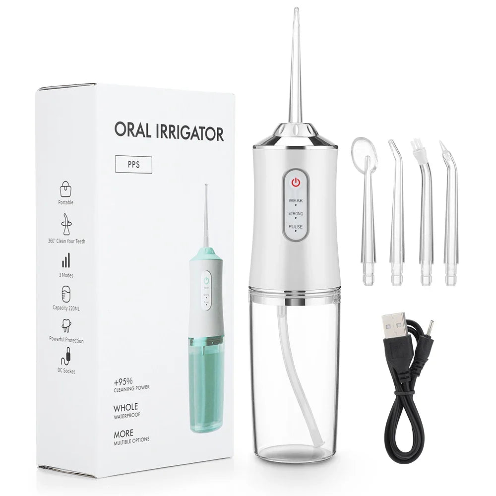 AquaPulse™ - Ultrasonic Water Flosser