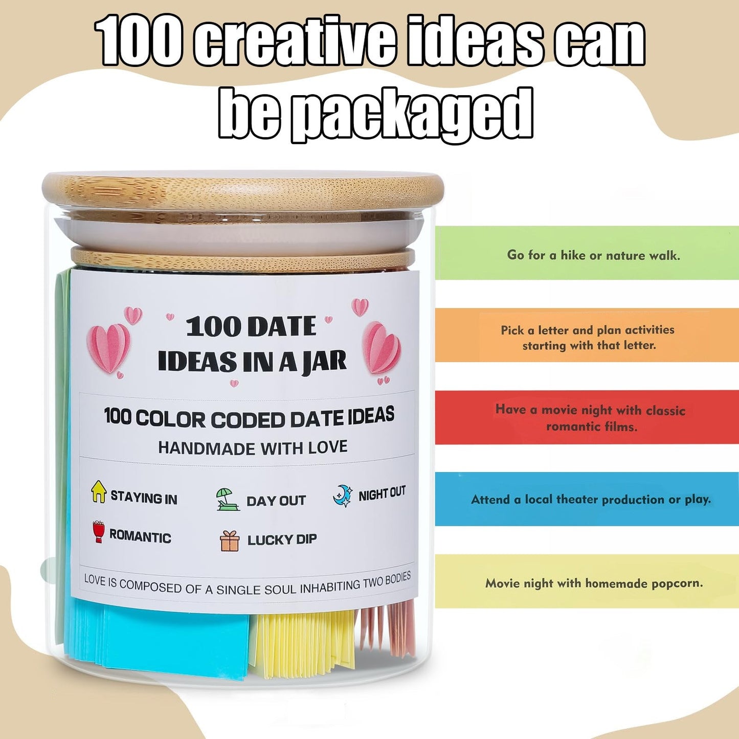 SparkJar™ – 100 Date Ideas in a Jar
