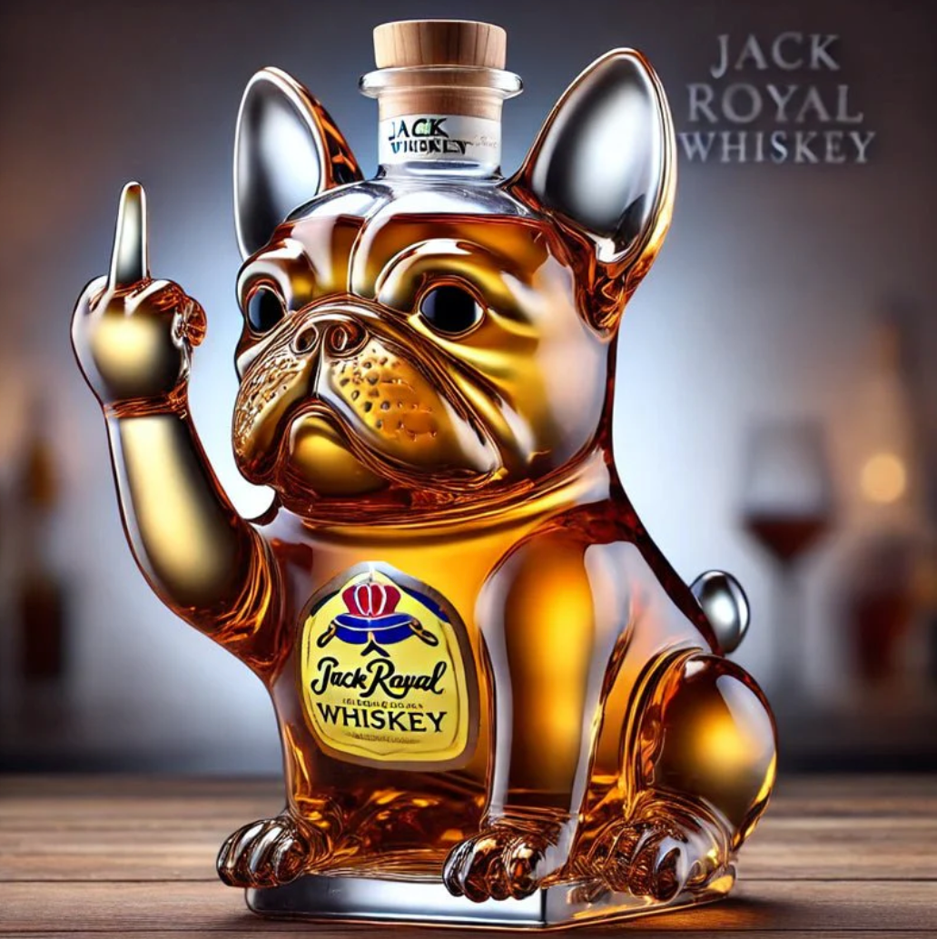 French Bulldog Whiskey Decanter - 350ML