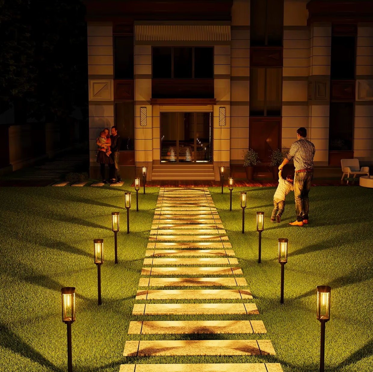 LumaPath™ Solar Garden Lights