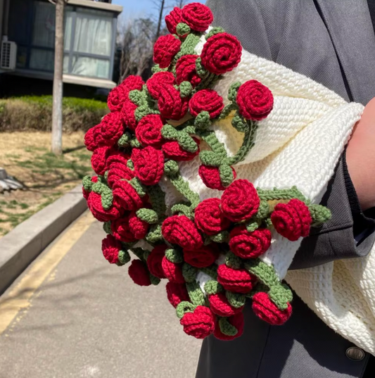 Handmade Crochet Flower Blanket