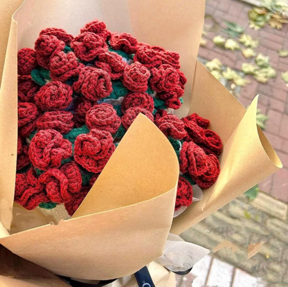 Handmade Crochet Flower Blanket