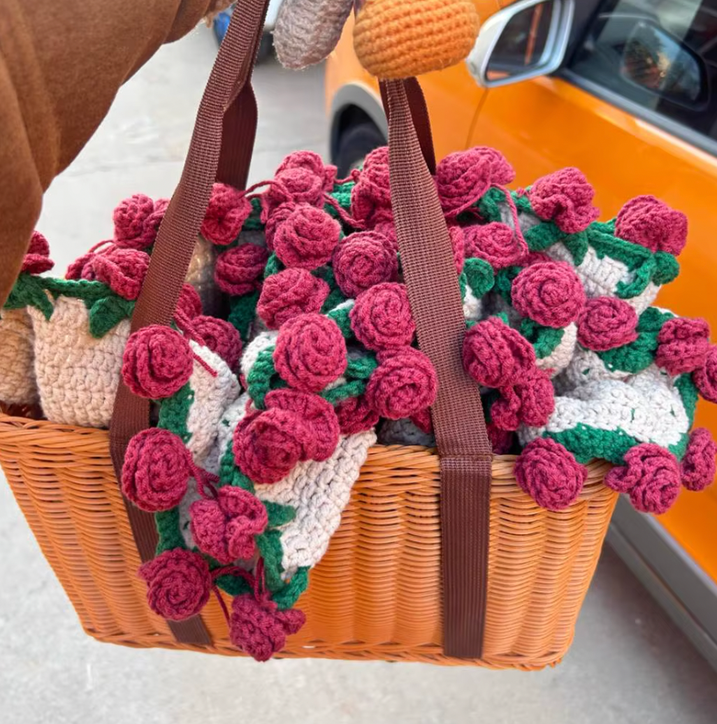 Handmade Crochet Flower Blanket