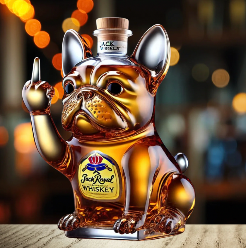 French Bulldog Whiskey Decanter - 350ML