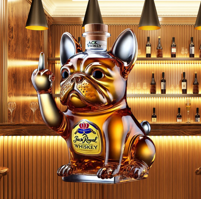 French Bulldog Whiskey Decanter - 350ML