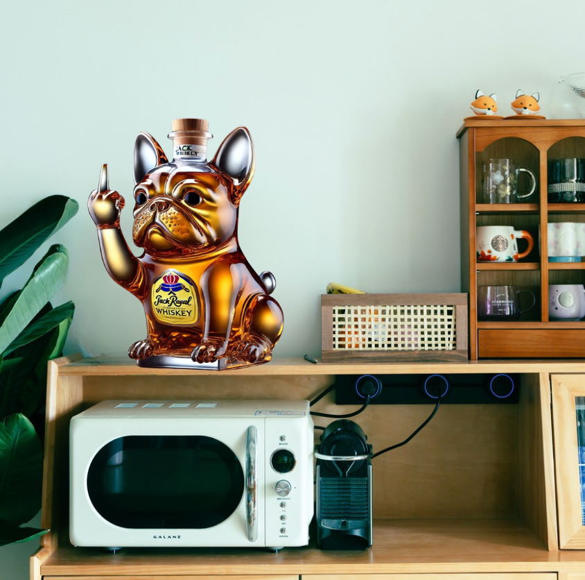 French Bulldog Whiskey Decanter - 350ML