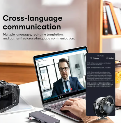 🏆#1 Best Seller ⚡⏰AI Translation Wireless OWS Bluetooth5.4 Earphones (Fit iOS & Android)