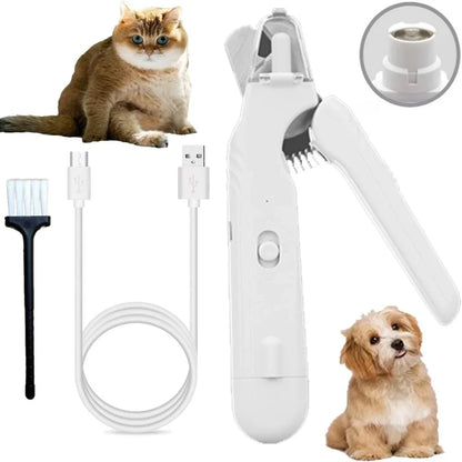 LumiPaw 2-in-1 LED Nail Clipper & Grinder for Dogs & Cats