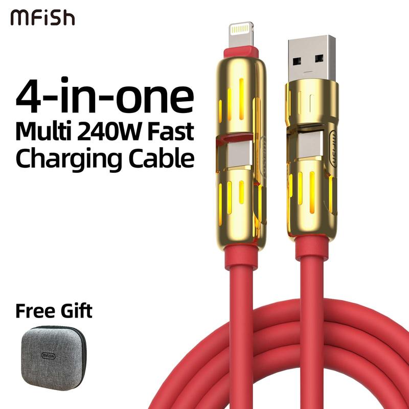 Armored Dragon Ⅰ Universal 4-in-1 Multi USB Charging Cable