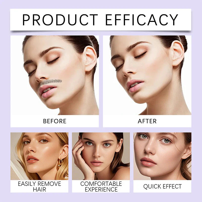 Silkbabe - Gentle and Painless Facial Hair Removal Cream