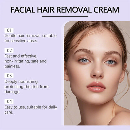 Silkbabe - Gentle and Painless Facial Hair Removal Cream