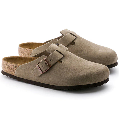 SoftTrail™ Suede Comfort Clogs