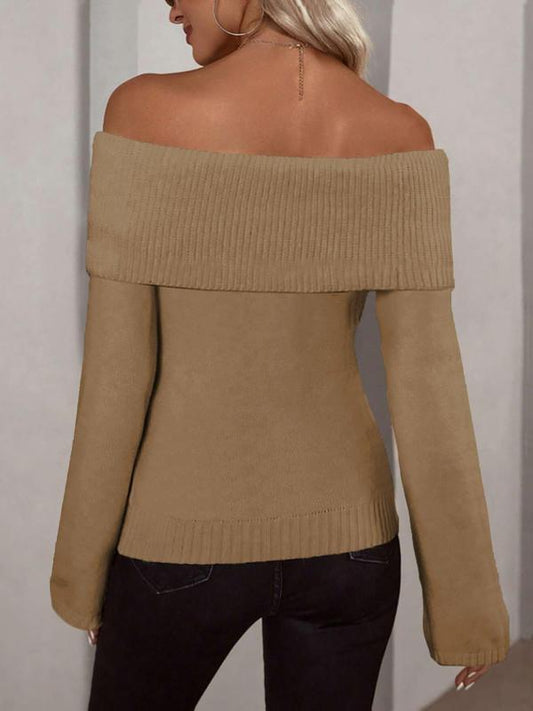 SERAPHINA™ Off-Shoulder Knit Top