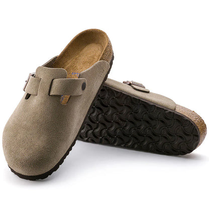 SoftTrail™ Suede Comfort Clogs
