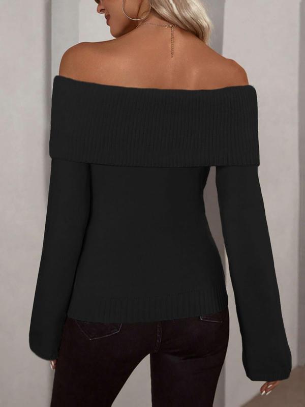 SERAPHINA™ Off-Shoulder Knit Top