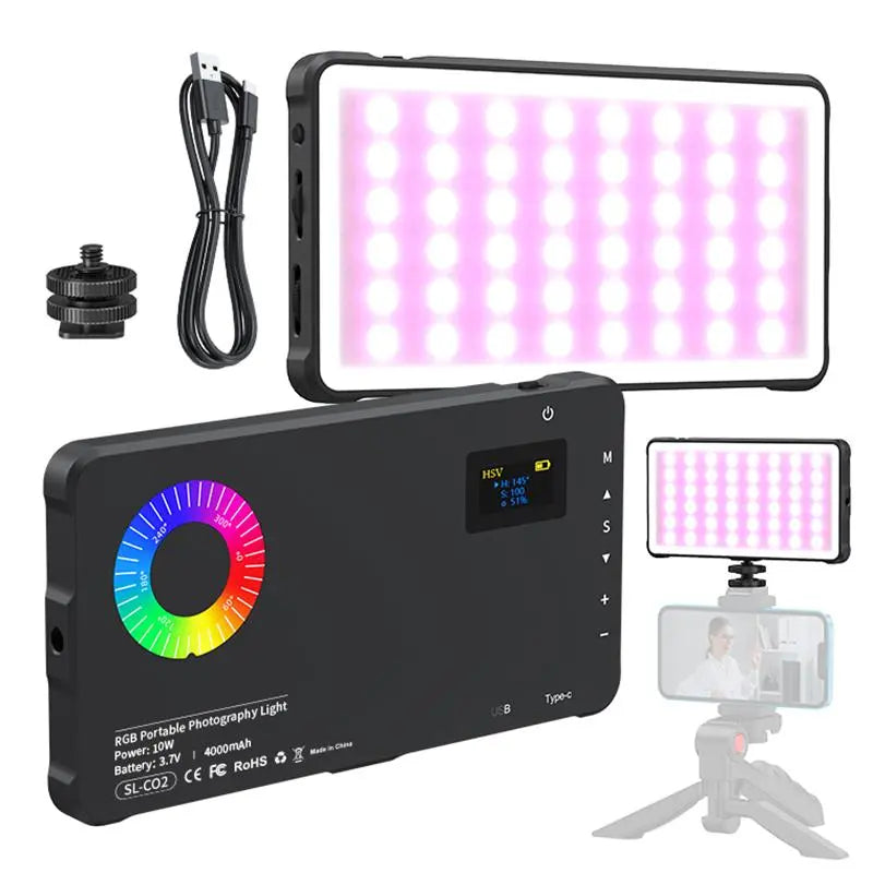 GlowBeam™ T28C RGB Video Light