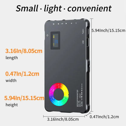 GlowBeam™ T28C RGB Video Light