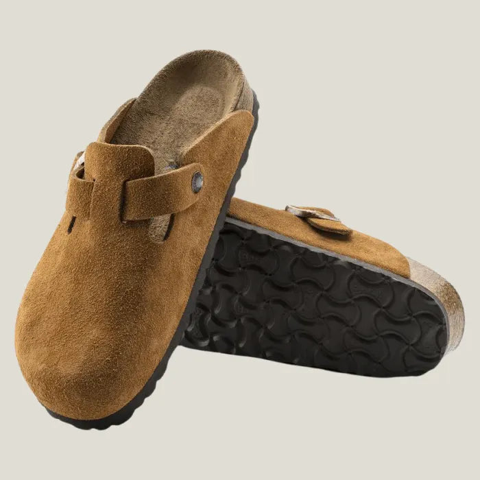 SoftTrail™ Suede Comfort Clogs