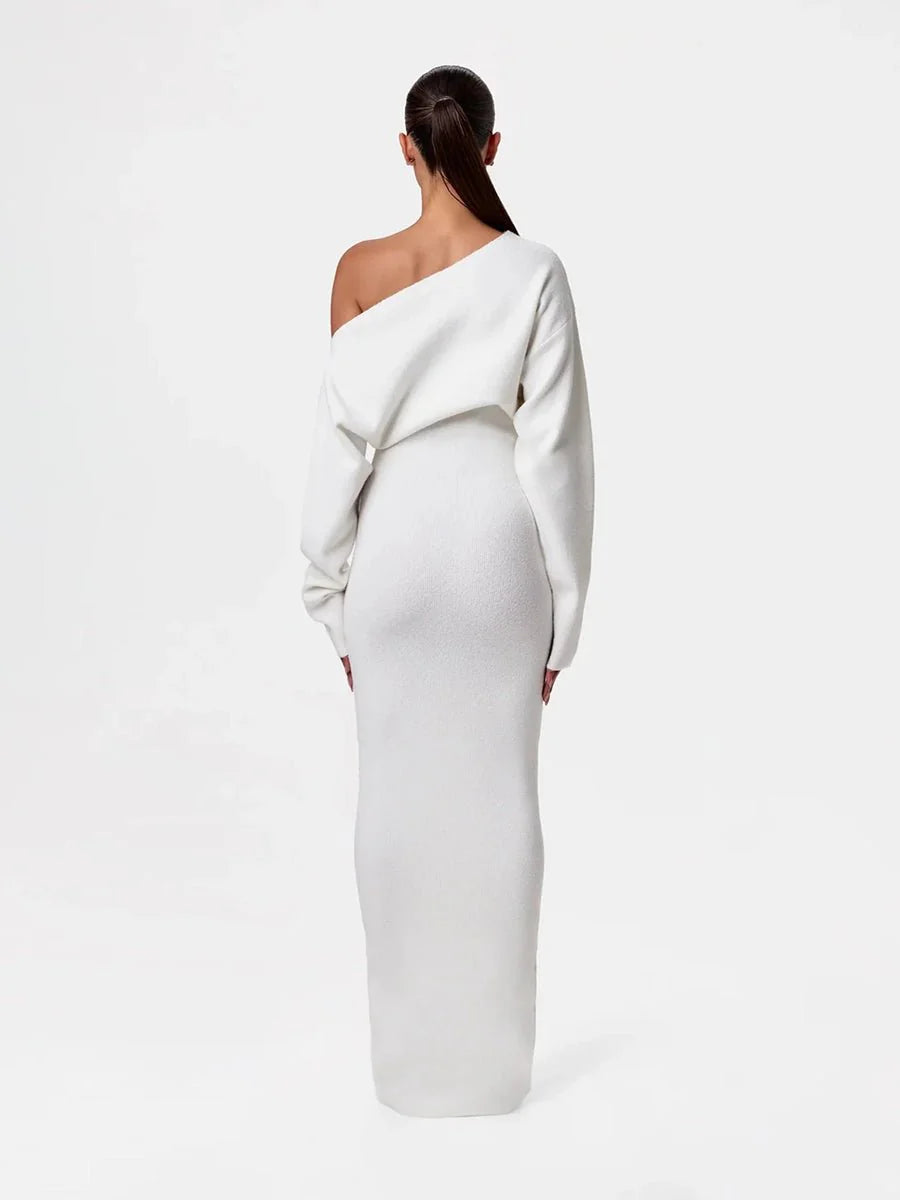 Serena Knit | Drop-Shoulder Sweater Dress