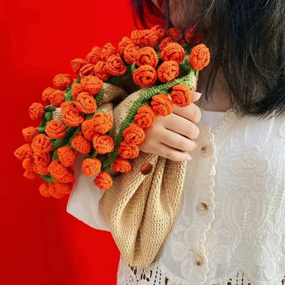 Handmade Crochet Flower Blanket