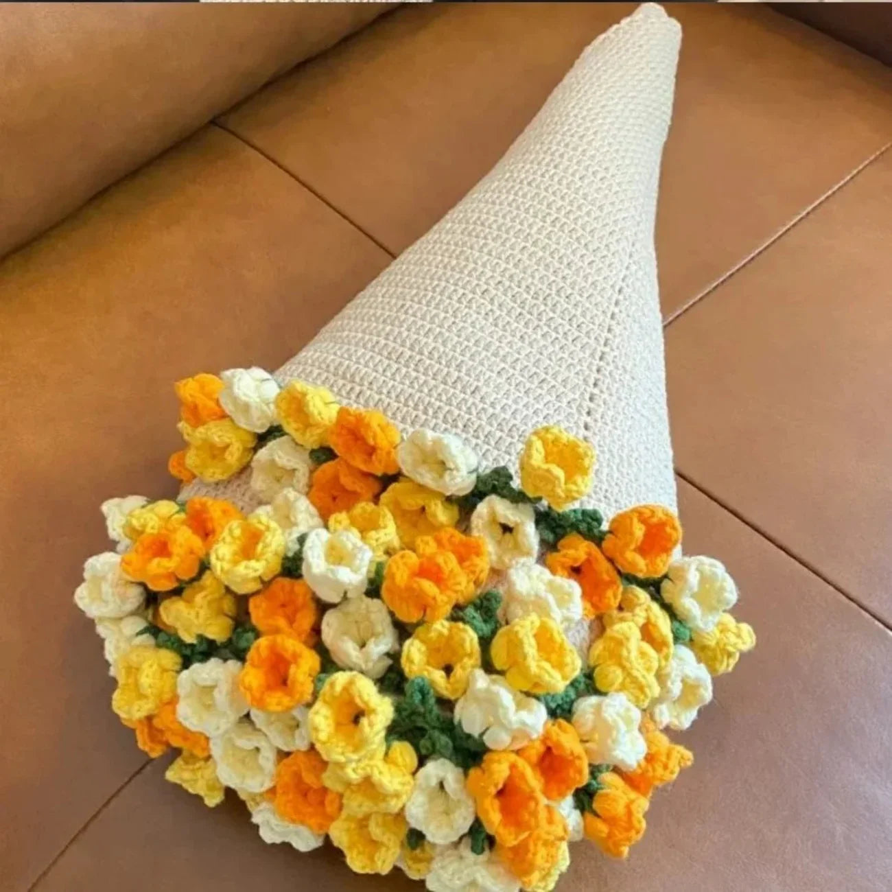 Handmade Crochet Flower Blanket